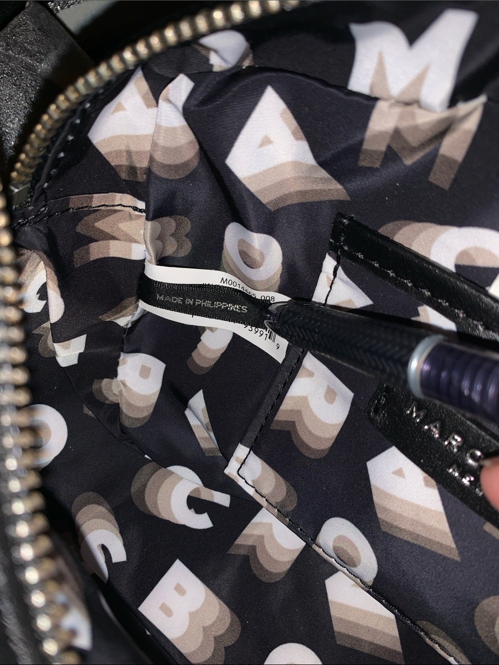 Marc Jacobs Black Leather Crossbody Bag - Picture 7 of 10